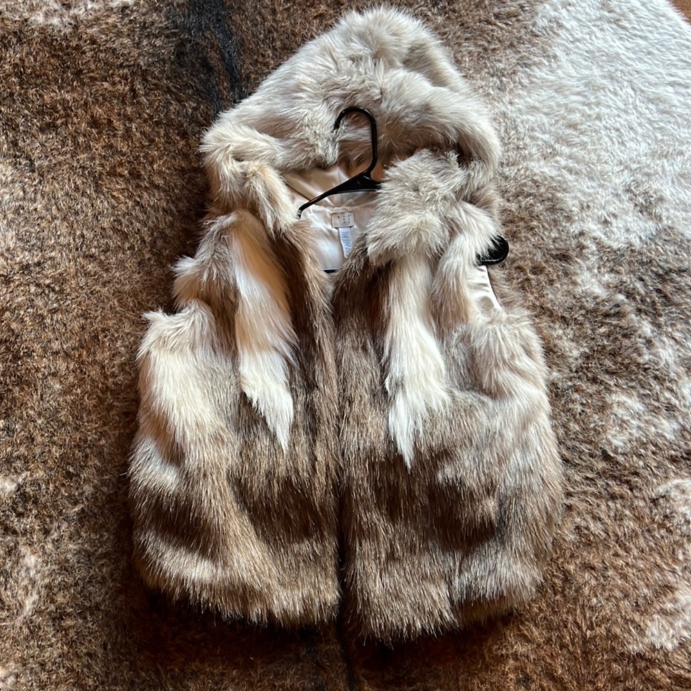 Hooded Fur Vest